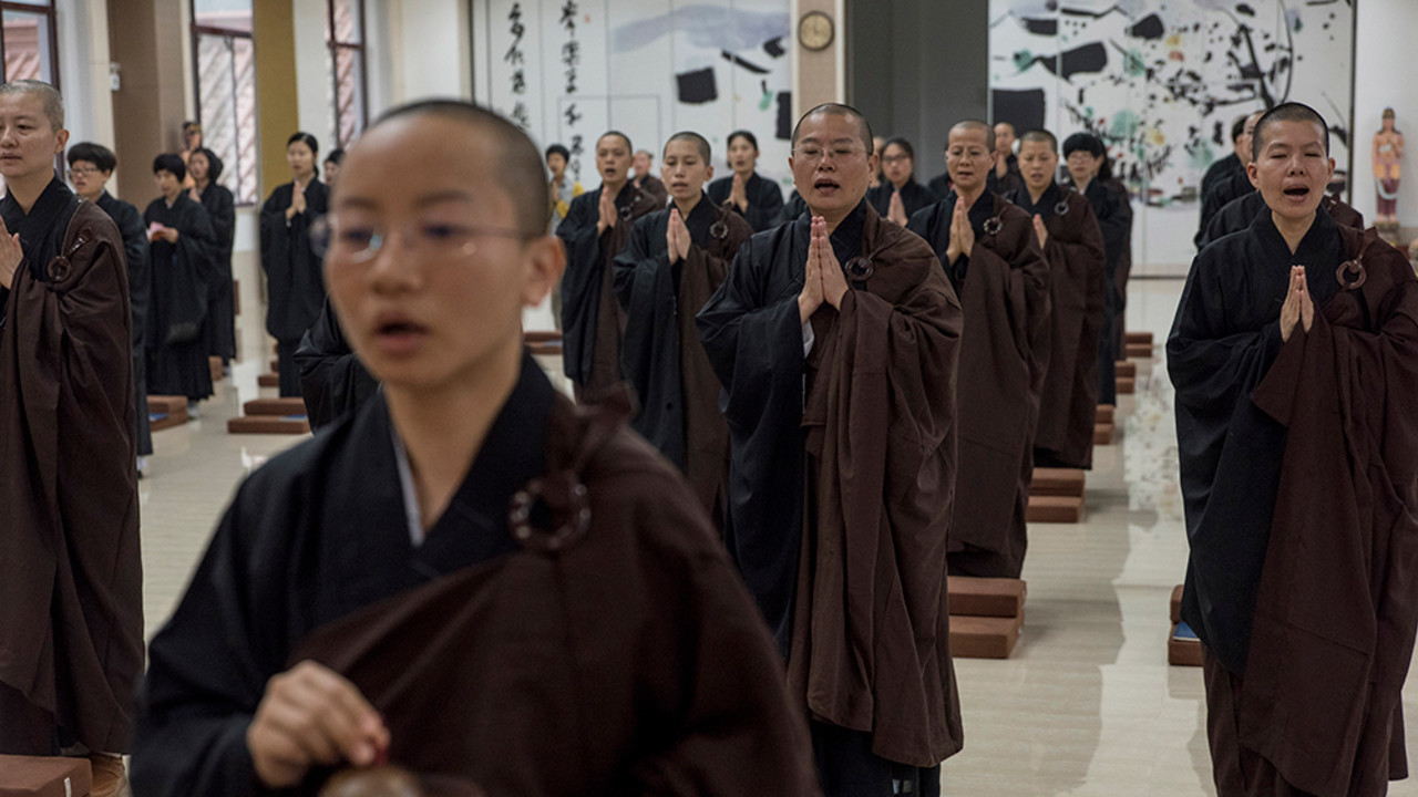 Temple of the Great Awakening in Yixing, China, 2017. 
